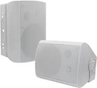 Herdio 6.5" 400W Waterproof Outdoor Speakers Pair White Passive Wall #R012 Open. Price: $99.99.