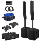 Electro-voice Evolve 70 Black Column Array Active Powered Speakers Pair Package New. Price: $5821.40.