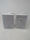 2X Monoprice 5.25IN 2-WAY Indoor/outdoor Weatherproof Speakers, 80W Max Pair New. Price: $49.46.