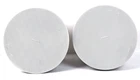 Pair, Crestron Saros IC8T-W-T In-ceiling Speakers, White W215 Used. Price: $149.40.