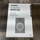 Yamaha MSP3D Studio Monitor 30W Speaker Owners Manual Instructions Used. Price: $12.74.