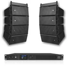 Zethus Line Array Set Dual 6.5" Speakers + 1 Amp Frames (ZSV26X8NTA34) New. Price: $3365.99.