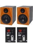 Rockville (2) DPM5C Dual Powered 5.25" 300 Watt Active Studio Monitor Speakers New. Price: $434.70.