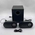 Logitech Z407 Bluetooth Computer Speakers With Subwoofer - Read Used. Price: $41.95.