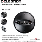 Pair B52 COMP-4-CLS Celestion CDX1-1746 Screw-on Horn Hf Compression Driver New. Price: $159.98.