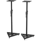 Behringer Heavy-duty Height-adjustable Monitor Stands -3-3.8' 55' Pair New. Price: $77.90.