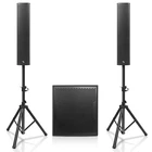 Sound Town Line Array Set, One 18" Sub, Two Column Speakers Black (PS-18SP6B2.1) New. Price: $971.54.