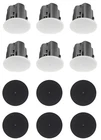 6 Jbl Control 414C/T 4" Commercial 70V/8OHM Ceiling Speakers+round Black Grilles New. Price: $1072.96.
