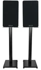 Pair Rockville Rockshelf 54B Black 5.25" Home Bookshelf Speakers W/29" Stands New. Price: $139.90.