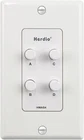 Herdio In-wall 4 Channel Selector Switch Home Audio Controller New. Price: $30.62.