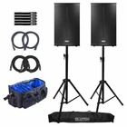 Fbt X-lite 115A 15" Bluetooth Dj Pro Audio Speakers Pair Stands Pack New. Price: $1842.40.