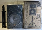 Mr Dj PBX4500S 15" 2-WAY Pa 4500W Active Led Lighting Speaker Stand Open. Price: $184.99.