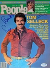 Tom Selleck + Christie Brinkley Signed 8.5X11 Cover Page W/ Acoa Magnum Pi. Price: $259.00.