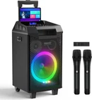 Karaoke Machine, Bluetooth Speaker Pa System For Adults & Kids With 2 Wireless New. Price: $367.99.