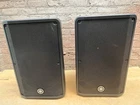 Yamaha DBR12 Powered Speaker Pair Sn: UFFZ02048 / UFFZ02045 - Black Open. Price: $781.99.