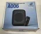 Winbridge A006 Wireless Lavalier Voice Amplifier Microphone Used. Price: $59.99.