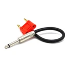 Speaker Cable, 1/4 Ts Male To Dual Banana Plugs New. Price: $10.29.