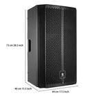 Proreck Powered Pa Bluetooth Speaker 1500W 15'' 3-CHANNEL Dsp Dj Live New. Price: $289.99.