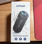 Ortizan X10 Bluetooth 5.3 Portable Speaker IPX7 24W Rgb Eq Usb-c Black Open. Price: $19.94.