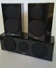Yamaha Ns C150 Center + B150 Surround Speakers Clean Tested Piano Black Used. Price: $97.00.