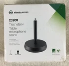 Nib! Konig & Meyer Tischstativ 23200 Table Microphone Stand Anti-vibration New. Price: $29.01.