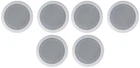 Rockville HC55-16 White 5.25" 300 Watt In-ceiling Home Theater Speakers Ohm New. Price: $94.95.