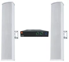 Jbl Csa 280Z Commercial AMPLIFIER+2) White Line Array Column Speakers New. Price: $769.85.