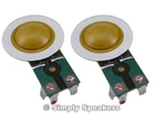 Diaphragm For Crate PE-15H PE15H Horn Driver Ss Audio Speaker Repair Part 2 Pack New. Price: $34.30.