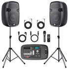 Nbvoice NBVPPS210DSP 10" 600W Professional 10-INCH Speaker System, Black New. Price: $525.97.