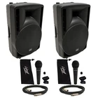 (2) Harmony Audio HA-C12A Pro Dj 12" Powered 800W Active Speaker Peavey Mic New. Price: $340.99.