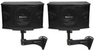 Pair Rockville KPS10 10" 1200W Speakers W/wall Mounts For Restaurant/bar/cafe New. Price: $309.80.