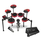 Alesis Nitro Max 8-PIECE Electronic Set W/bluetooth/sounds/drum Amp Red New. Price: $578.99.