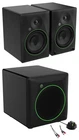 Pair Mackie CR8BT Powered Studio Monitors W/bluetooth/tone CONTROL+8" Sub New. Price: $474.85.