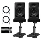 Pioneer Dj DM-40D 4" Black Studio Monitor Reference Speakers Desk Stands New. Price: $299.40.