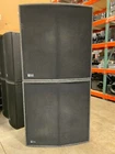 Pair Meyer Sound PSW-6 Powered Subwoofers 2-18" & 4-15" Per Cabinet 2480WATTS Used. Price: $3899.89.