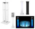 (1) Rockville White Adjustable Totem Speaker Stand For Rcf Art 525-A New. Price: $199.95.