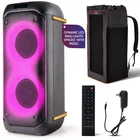 Pyle Compact Bluetooth Party Speaker System, 160W Dual 6.5" Stadard, Black New. Price: $159.72.
