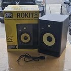 Krk RP8G4 Active Studio Monitor With Original Box Tested Works Used. Price: $199.99.