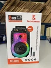 Rechargeable Speaker System With Remote And Mic " Avcrowns MODEL:CH-859 New. Price: $58.00.