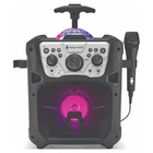 Singing Machine Fiesta Go W/ Multi-colored Led Lights SML640, Black Open. Price: $59.99.