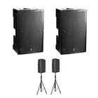 Pair Of 2X Yorkville PS15P 15" Powered + Stands New. Price: $2986.00.