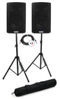 Alto Professional TX410 350-WATT 10-INCH Powered Speaker Pair With Stands New. Price: $499.00.