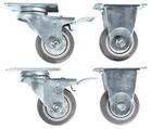 Rockville 3" Locking+swivel Steel Caster Wheels For Peavey Qw 118 Subwoofer New. Price: $39.95.
