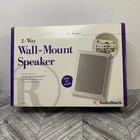 Radioshack 40-4094 Wall Speakers 2-WAY 100W Max W/ Box & Mounts Untested Open. Price: $32.50.
