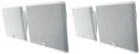 (4) Jbl SLP12/T-WH White Low-profile On Wall Mount 3" 70V Commercial Speakers New. Price: $419.90.