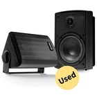 Gemini 6.5" Outdoor Bluetooth Speakers Pair Waterproof Mountable Black Used. Price: $115.95.