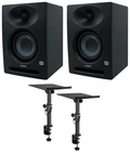 (2) Presonus Eris Studio Active 4.5" Monitors+stands W/desk Clamps New. Price: $299.93.