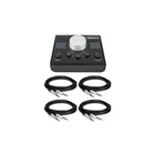 Mackie Big Knob Passive Studio Monitor Controller Bundle With Hosa Trs Cables Open. Price: $99.99.