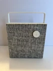 Ikea Eneby Bluetooth Wireless Speaker Gray Fabric White Cube Model E1720 Used. Price: $29.95.