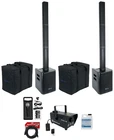 Rockville Dj Package W/ (2) Titan Portable Array Speakers+microphone+led Fogger New. Price: $739.80.